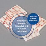 TapeCase, 3M SJ3560, Clear Dual Lock Resealable Fastener, Polyolefin Adhesive, Clear, 1 in, 100 packs, 1 Count - Image 3